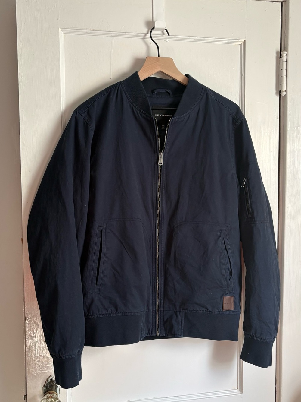Lucky Brand Navy Blue Men's Bomber Jacket